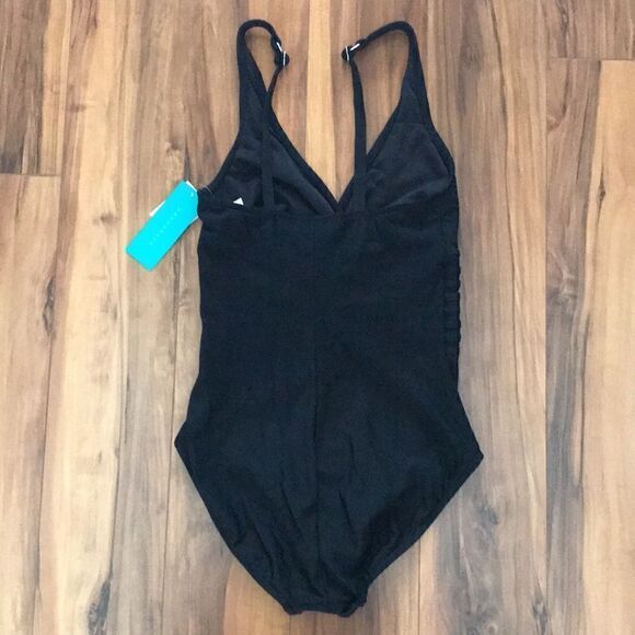 NEW Aquagreen Black Swimsuit - Picture 5 of 5